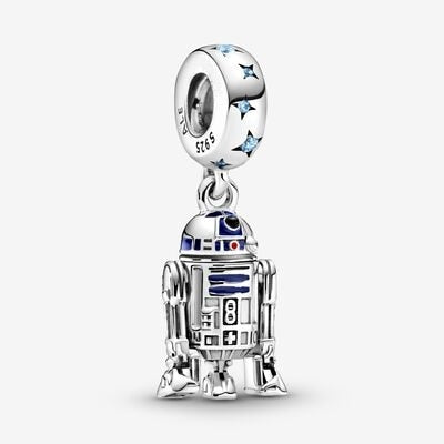 Berloque R2-D2 Star Wars Prata 925 - Lavanda Lilac - Lavanda Lilac