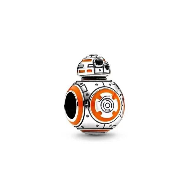 Berloque BB-8 Star Wars Prata 925 - Lavanda Lilac - Lavanda Lilac